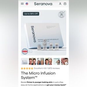 Microneedling Infusion Kit – White & Light Blue